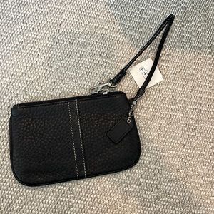 Black Coach wristlet